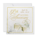50th Wedding Anniversary Invitations - Square
