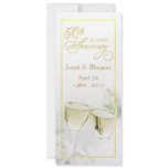 50th Wedding Anniversary Invitations - Tall Invite