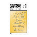 50th Wedding Anniversary Invite Postage