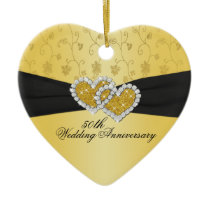 50th Wedding Anniversary Keepsake Ornament