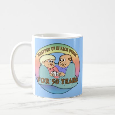 50th Wedding Anniversary Mug