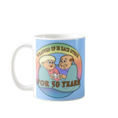50th Wedding Anniversary Mug by 50thanniversarygifts