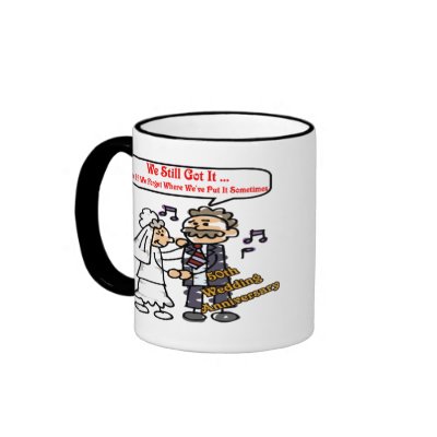 50th Wedding Anniversary Mug by 50thanniversarygifts