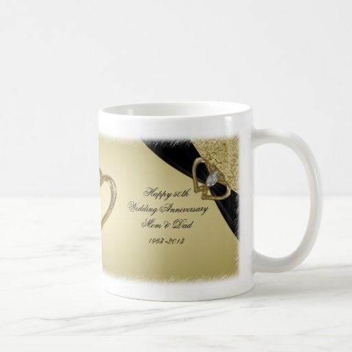 50th Wedding Anniversary Mug | Zazzle