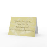 50th Wedding Anniversary Party Card