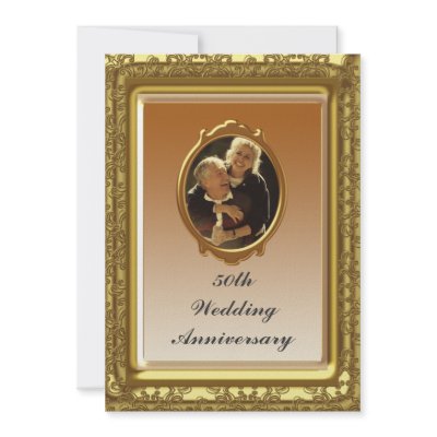 50th Wedding Anniversary Party Invitation by wedding_anniversary