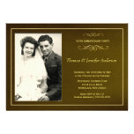 50th Wedding Anniversary Party Photo Invitations invitations