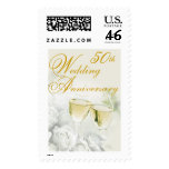 50th Wedding Anniversary Postage Stamp