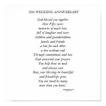 50th Wedding Anniversary posters by VIPPOETRY 50th Wedding Anniversary posters