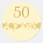 50th Wedding Anniversary Stickers