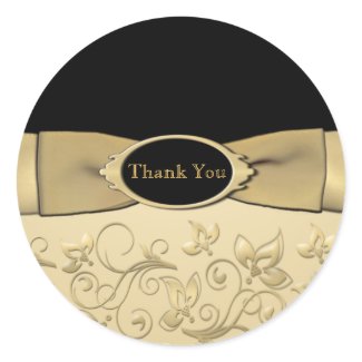 50th Wedding Anniversary Thank You Sticker sticker