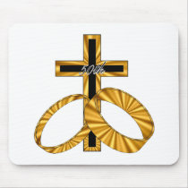 50th wedding anniversary w mouse mat