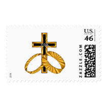 50th wedding anniversary w postage stamp