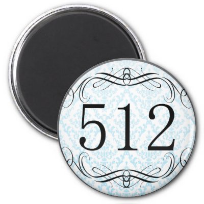 512 Area Code. 512 Area Code Fridge Magnets by AreaCodes