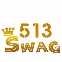 513 Area Code Swag Cut Out