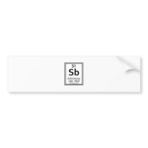 51 Antimony Bumper Sticker