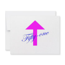 51 Arrow Personalized Invites