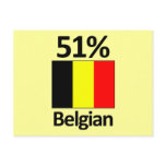 51% Belgian Post Card