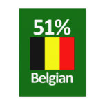 51% Belgian Postcard