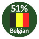 51% Belgian Stickers