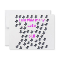 51 Cat Heads Old Invitations