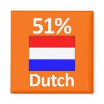 51% Dutch Refrigerator Magnet