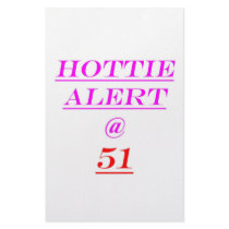 51 Hottie Alert stationery