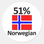 51% Norwegian Sticker
