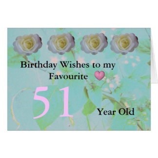 51 Year Old Cards | Zazzle