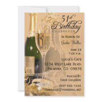 51st Birthday Party Invitation