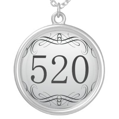 520 Area Code Custom Necklace by AreaCodes
