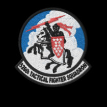 526th TFS Polo W/F-4 and Call Sign (Dark Polo) embroidered shirts