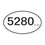 5280 ft/mile stickers