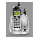 52-Free-3d-Cordless-Phone-Clipart-Illustration Postcard