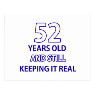 52 Year Old Birthday Cards | Zazzle