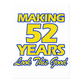 52 Year Old Birthday Cards | Zazzle