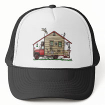 536-Redneck-Camper-8x10c-15 hats by art1st 536-Redneck-Camper-8x10c-15 hats
