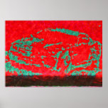 539 zcoloredchevylrg2 poster