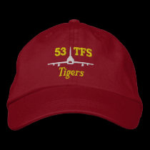 53 TFS F-100 Golf Hat embroidered hats