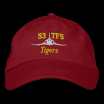53 TFS F-4 Golf Hat embroidered hats