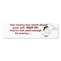 53-Worried woman.jpg Bumper Sticker