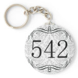 542 Area Code Key Chain