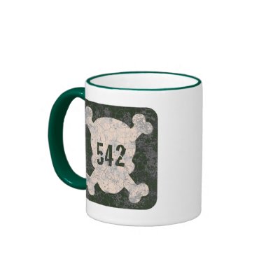 542 & Crossbones Mug by vicevoices