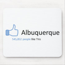 545852 people like Albuquerque Mousepad