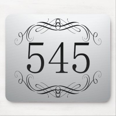 545 Area Code Mousepads by AreaCodes