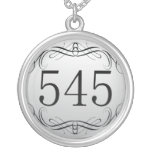 545 Area Code Personalized Necklace