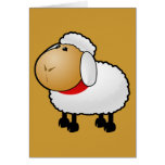 54-Free-Cartoon-Sheep-Clipart-Illustration Greeting Card