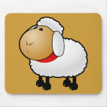 54-Free-Cartoon-Sheep-Clipart-Illustration Mouse Pads
