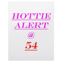 54 Hottie Alert letterhead