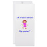 54  I'm 54 and I look cute! Custom Rack Cards